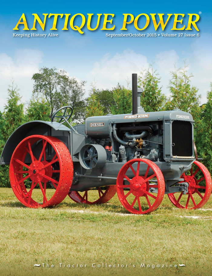 September/October 2015 Antique Power cover