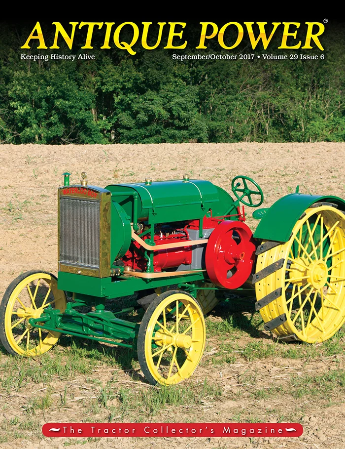 SEPTEMBER/OCTOBER 2017 ANTIQUE POWER COVER