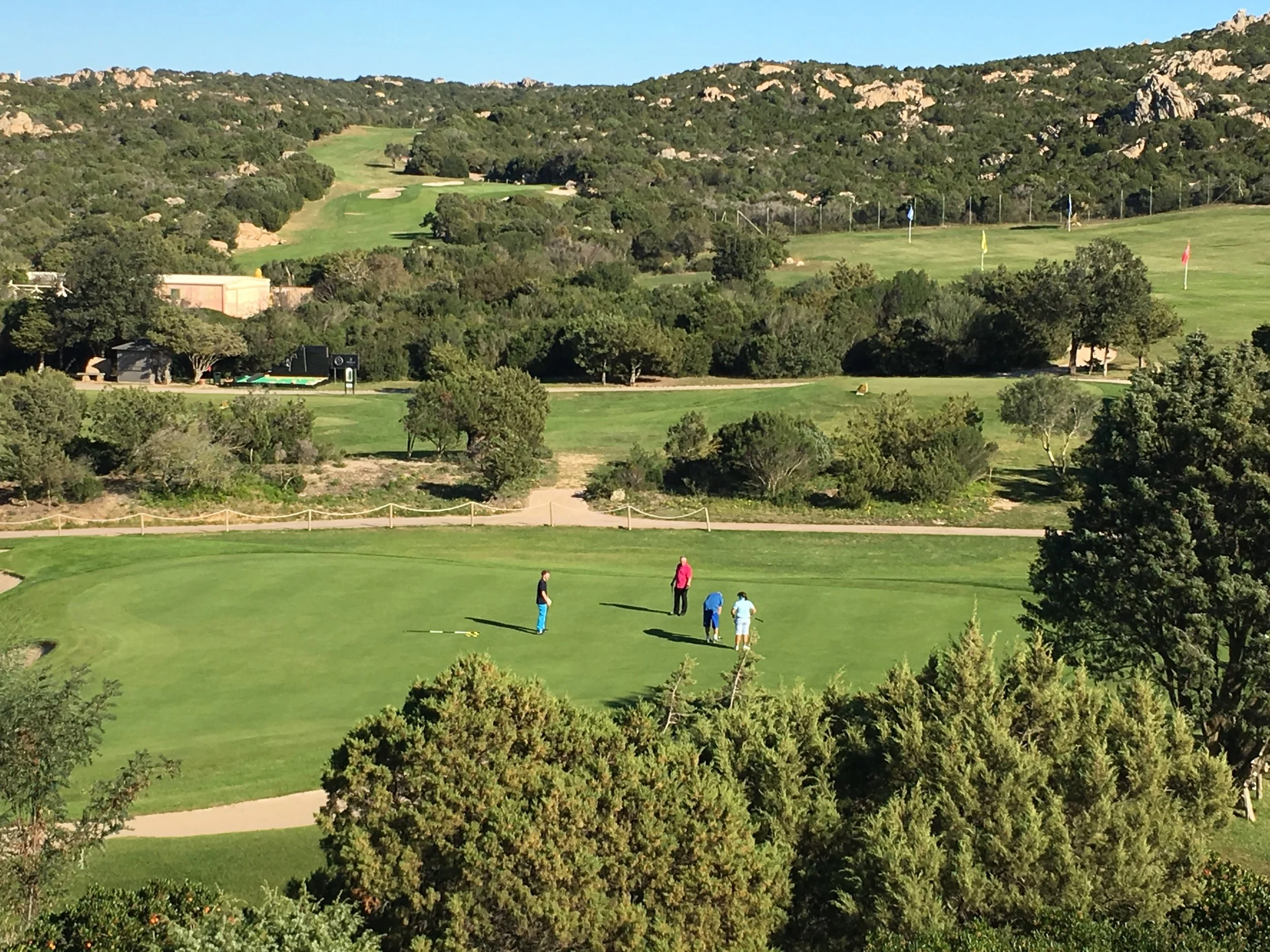 Par 5 green of the Ninth