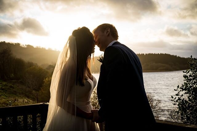 Thank you to Katie &amp; Fearghus for sharing their &quot;Happily Ever After&quot; details. Their wedding photography is just stunning, with the back drop of the Wicklow Mountains and overlooking Blessington Lakes.  Click the link in our bio if you h