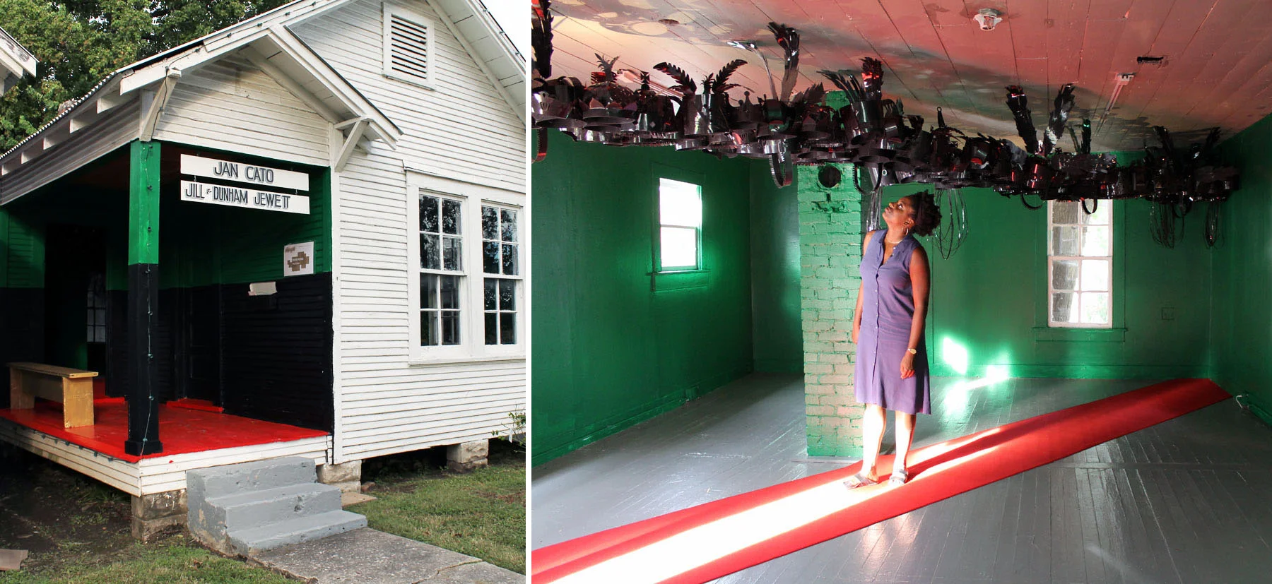The Crown (Red, Black & Green Installation at Project Row Houses)
