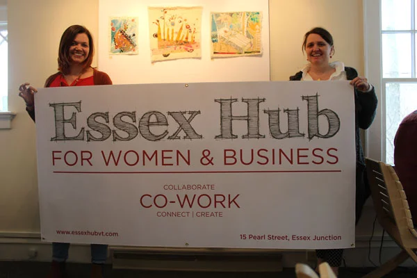 Elissa Koop and Kristin Humbargar, Essex Hub for Women &amp; Business