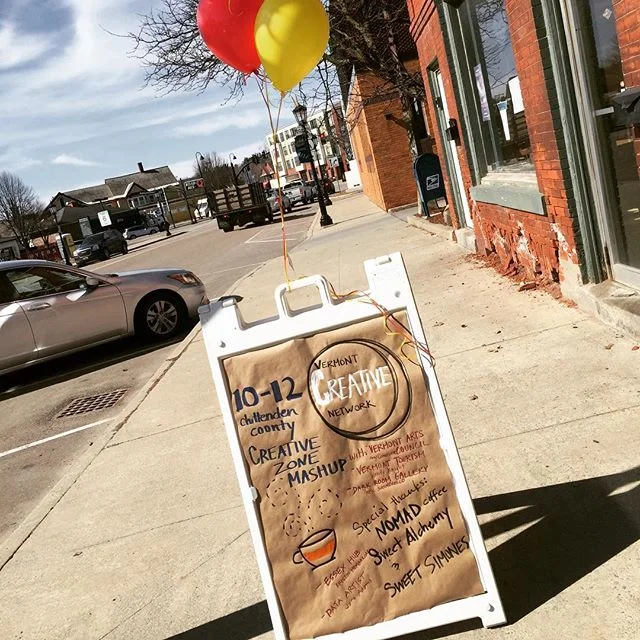 Vermont Creative Network meeting at Main Street Studio