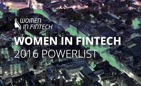 Innovate Finance Top 100 Women in Fintech Powerlist, 2016