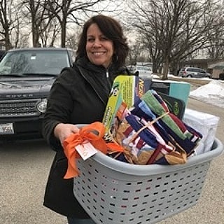 Thank you Debbie, a RAM volunteer for being involved with this RAM that helped a family with 2 young boys. The basket was full of new bedding essentials in preparation for the twin beds that were soon to follow!! We added a couple of fun games for the boys!! It was through our partnership with Tri-City Family Services that we were able to make a difference for this family of 4. Also, this RAM wouldn’t have been possible to complete without the donation from a generous community member, Rose Canfield who provided the twin beds and dresser and had them delivered free of charge too !!
