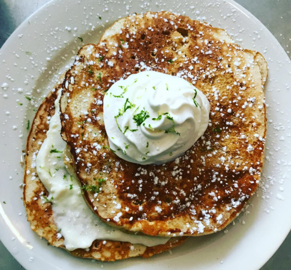 Have you ever had Key Lime Pancakes? Pic. by Ants Pants Cafe Facebook