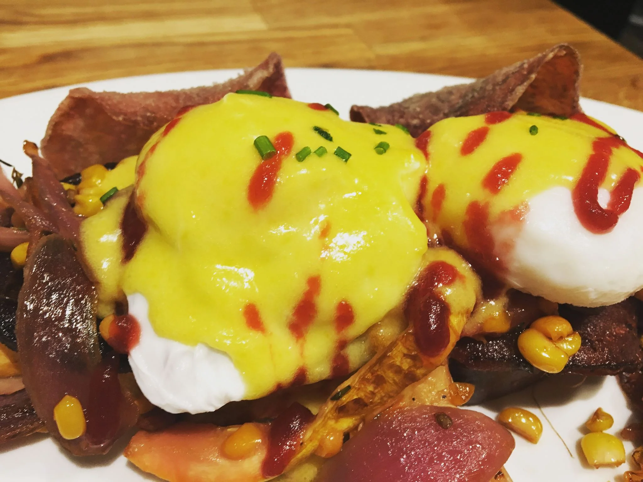 The Summer Benedict at Green Eggs. Pic via Green Eggs Facebook. 