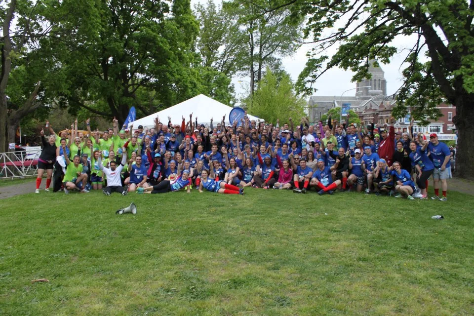 Photo via Team DetermiNation - at the 2013 Broad Street Run finish