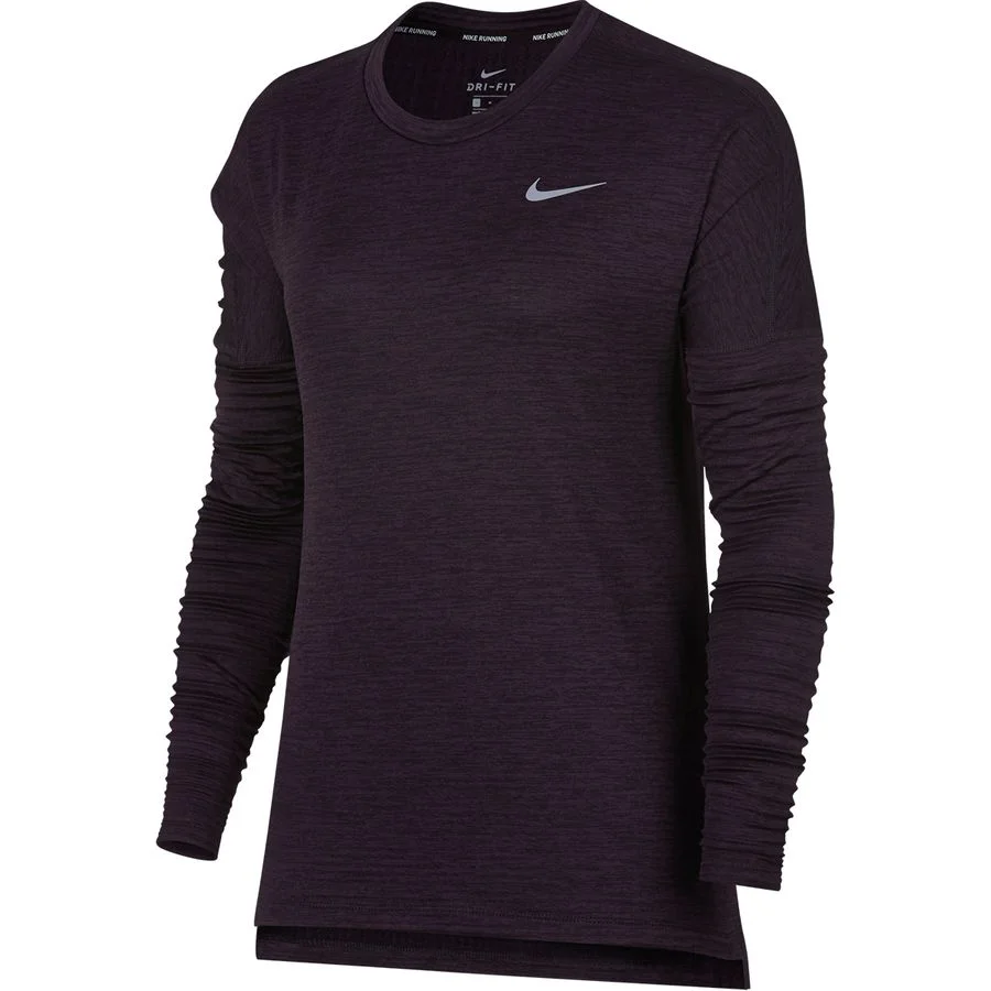 nike half zip core long sleeve running top ladies