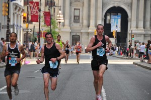 Coach Ross (#123) crushing Broad Street