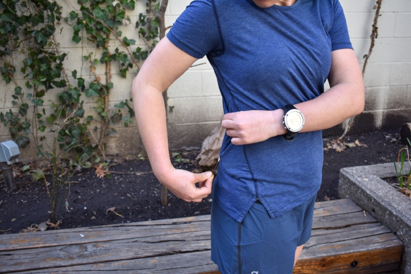 Men’s and Women’s Comfort T: We recommend this piece for casual wear, low-impact workouts like yoga and short runs that won’t cause you to sweat too much. Although it’s made with a cotton blend, it has moisture wicking and antibacterial treatment to keep you dry and fresh. It also has a hidden pocket and a reflectivity strip to help you stay visible at night. 