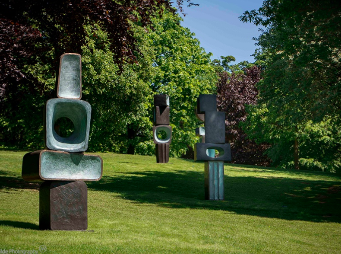 Yorkshire Sculpture Park is the only place you can view Barbara Hepworth’s The Family of Man , 1970 in its full form. © Bowness. Courtesy Yorkshire Sculpture Park. Photograph: Jonty Wilde.
