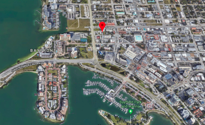 Prime location right across from the bayfront in downtown.