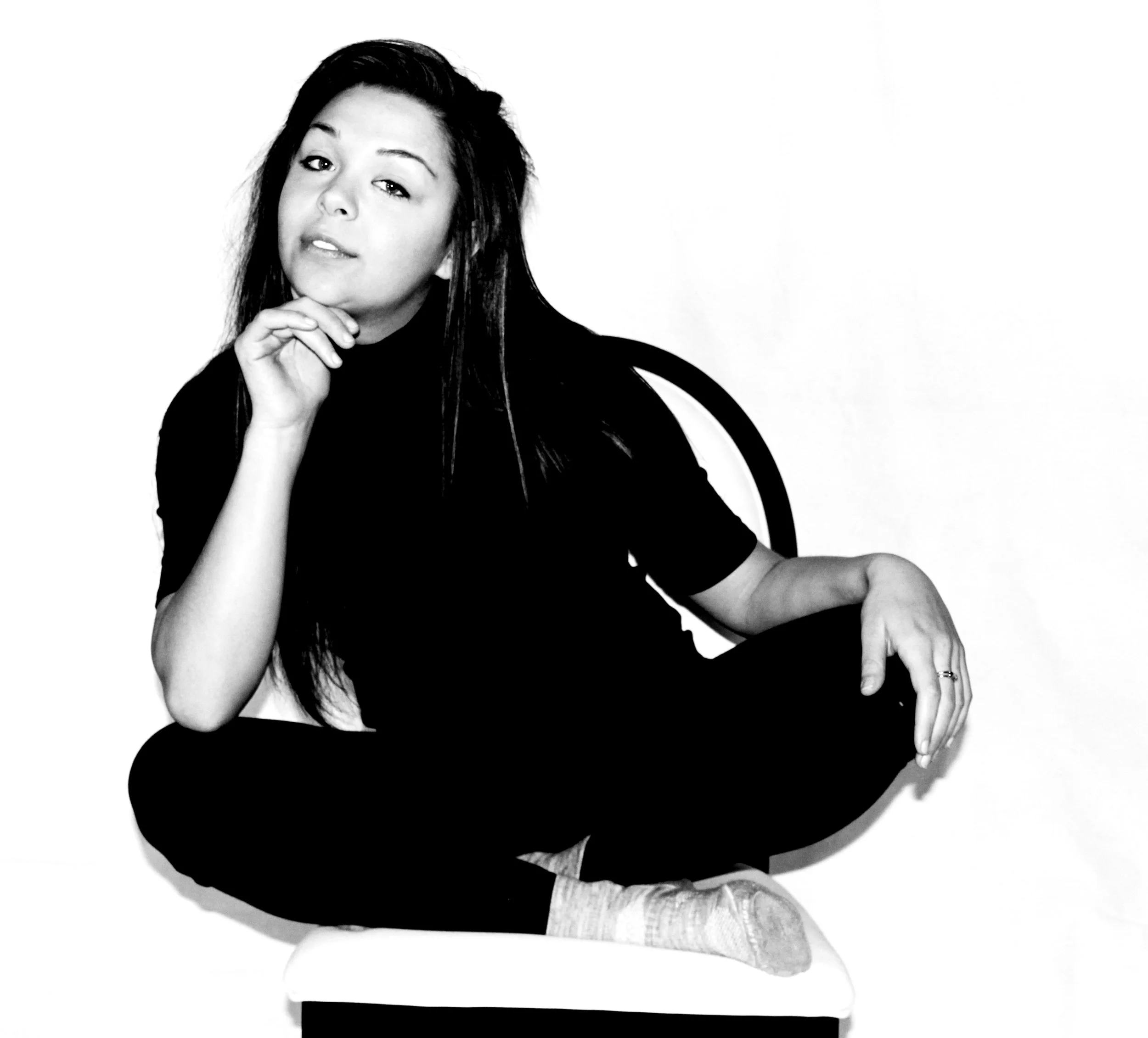 black & white