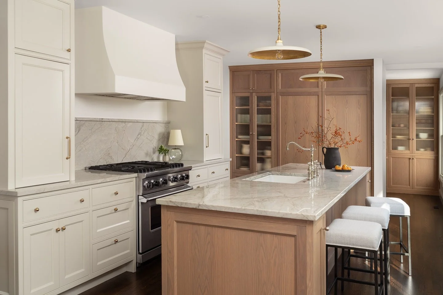 It&rsquo;s been a few years since we designed this kitchen, but it remains one of our favorites to pull inspiration from. I&rsquo;ve referenced it time + time again when designing new spaces because there&rsquo;s just something classically beautiful 