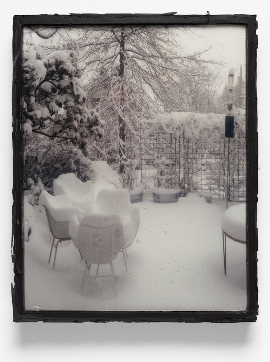 Framed Image (Patio in Black)