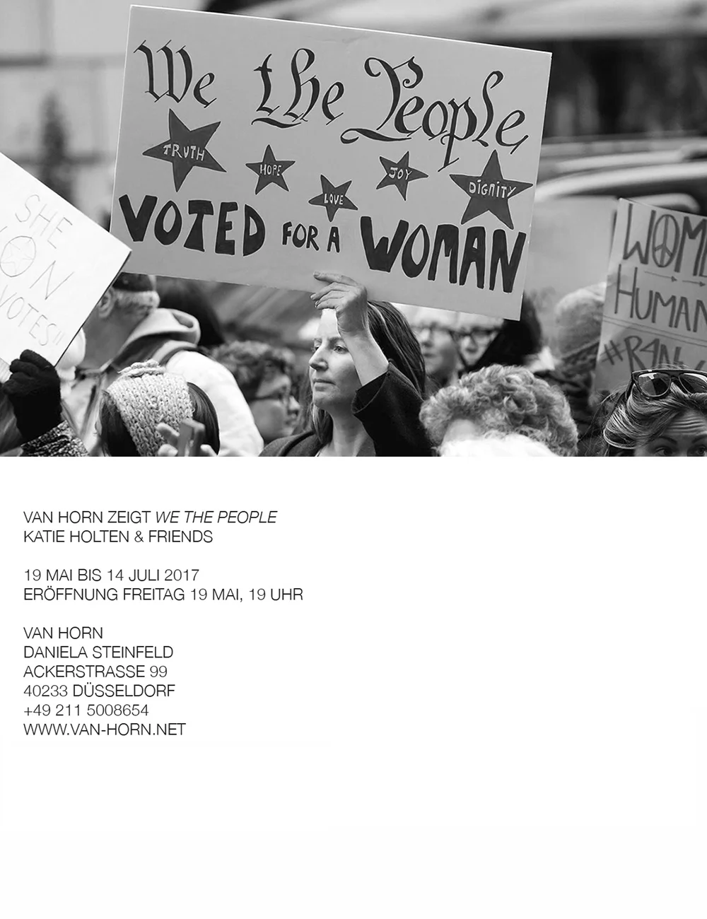 We the People , invitation card