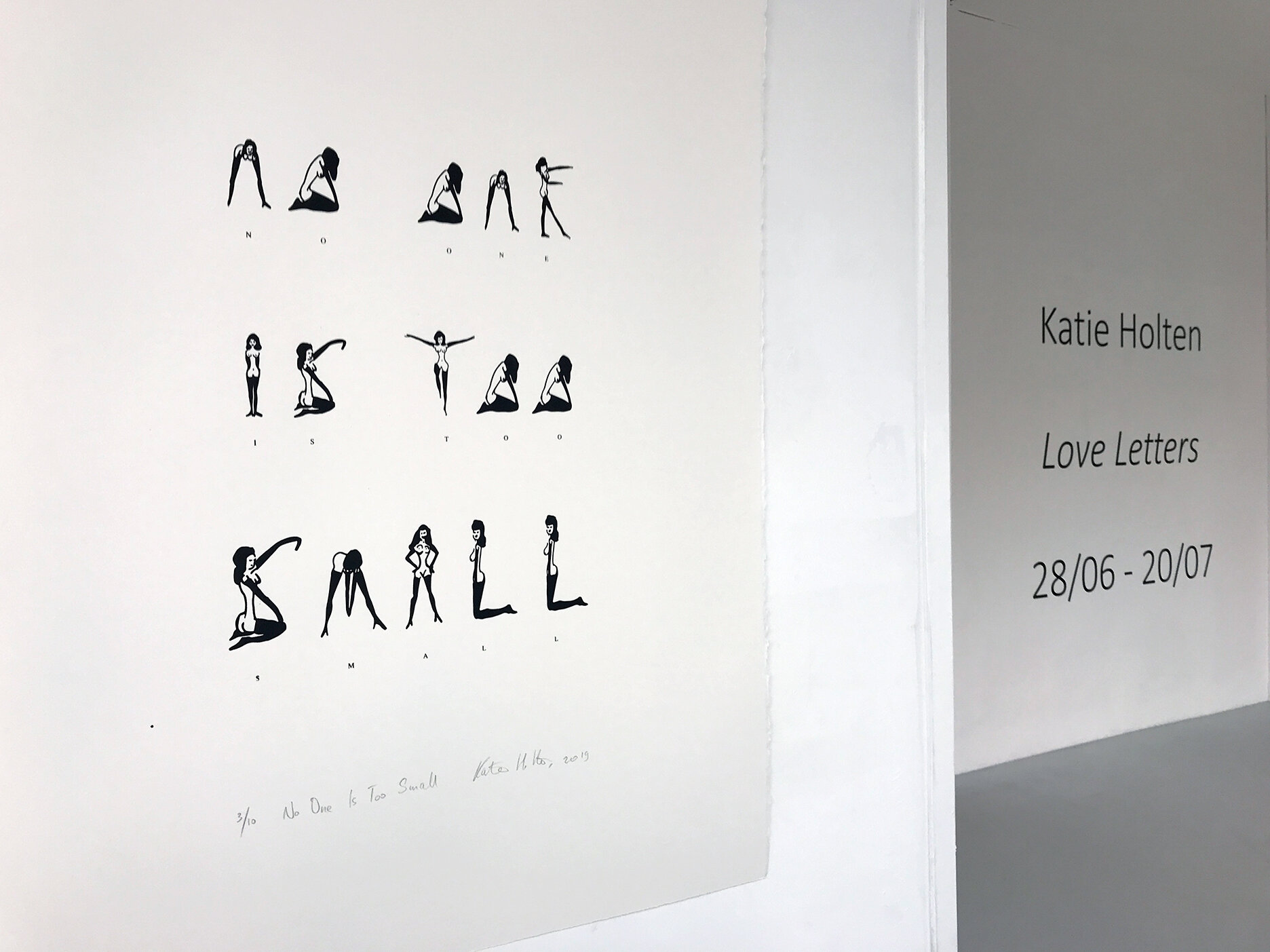Love Letters, 2019, installation view
