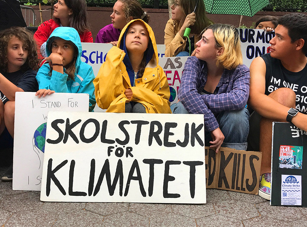 Climate Strike. Sep 6 2019. Greta and Lexi outside UN.email.jpg