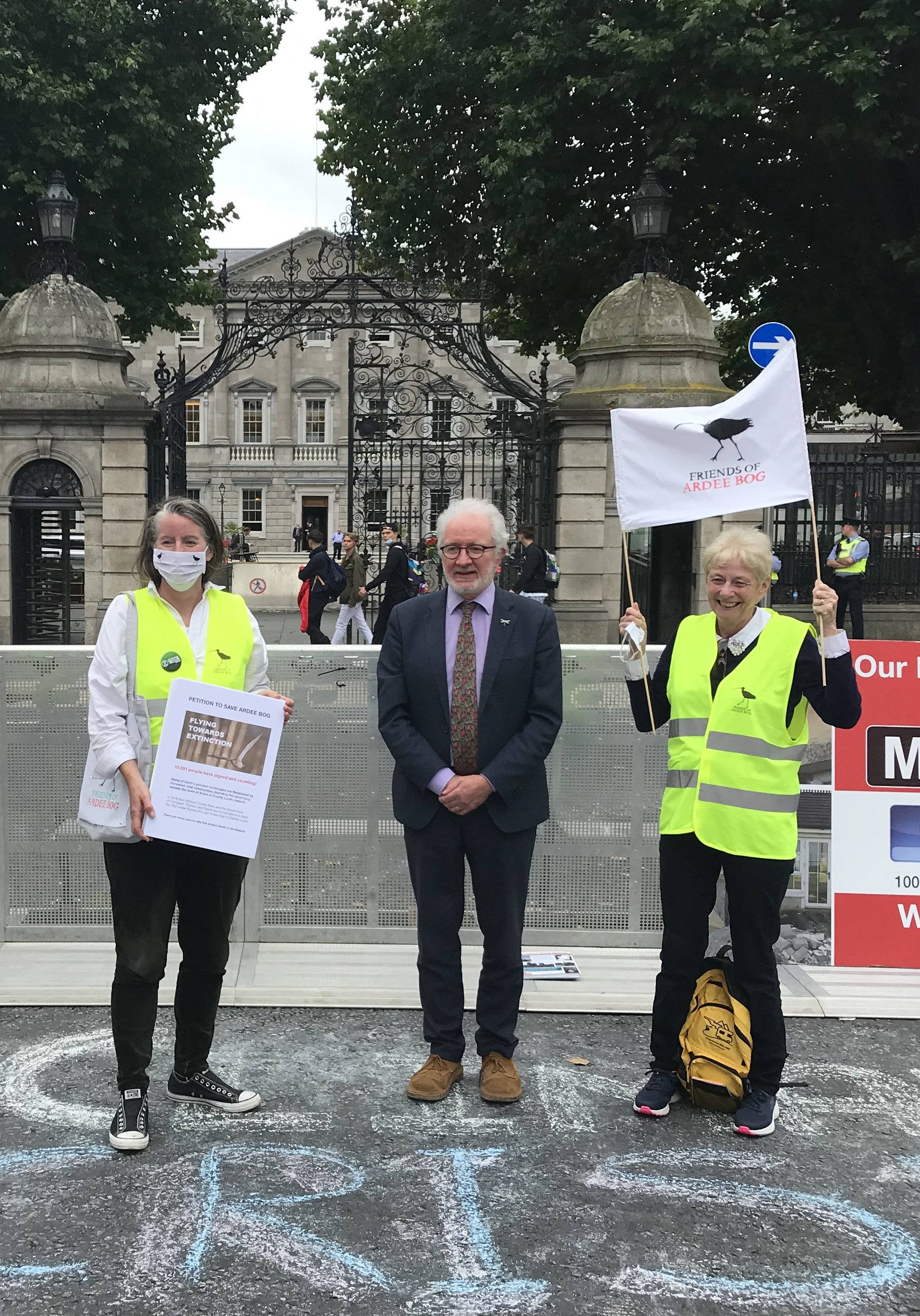 FAB meeting Minister Malcolm Noonan outside Dail Sep 15 2021. Photo by Bryony Archer.jpg