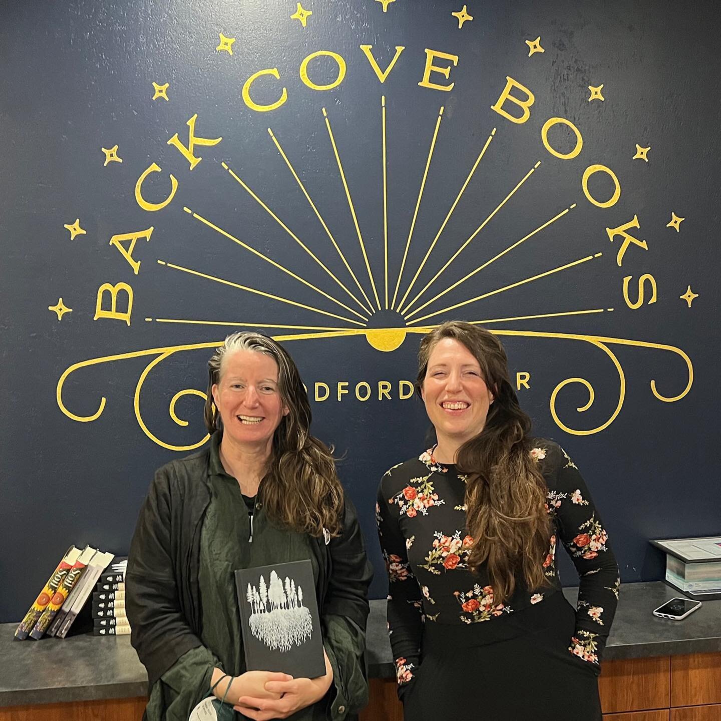 Last night was lovely, a very special evening with a room full of open hearts and kind souls. ❤️

I'm so grateful to 
@chelseasteinauerscudder 
 and everyone who joined us at beautiful @backcovebooks in Portland, Maine. 🙏

There was a lot of love to