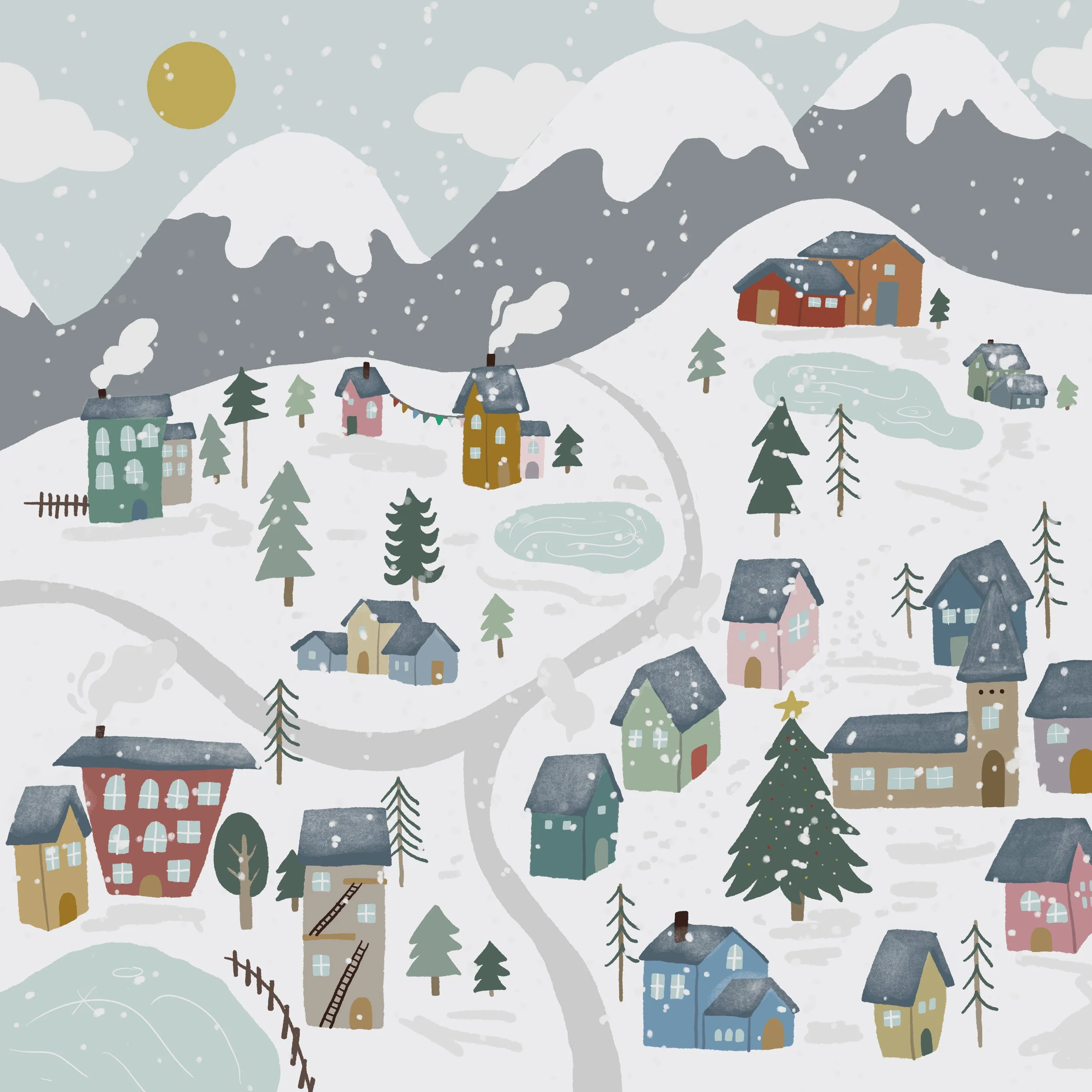 H1719A XMAS VILLAGE.JPG