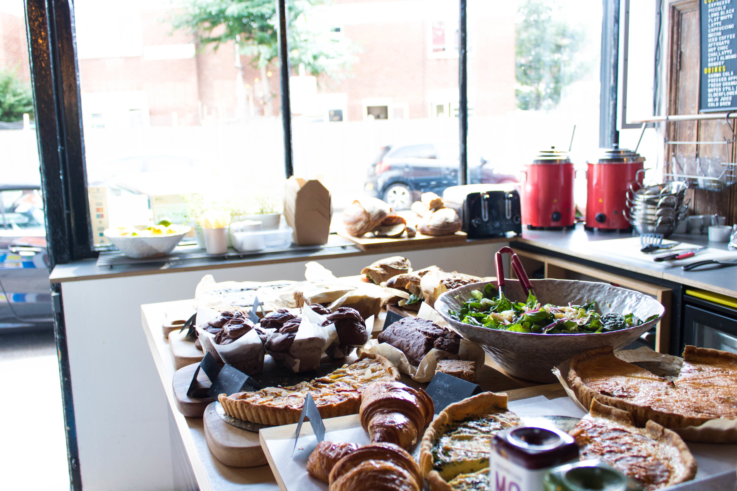 lunch offerings at the common