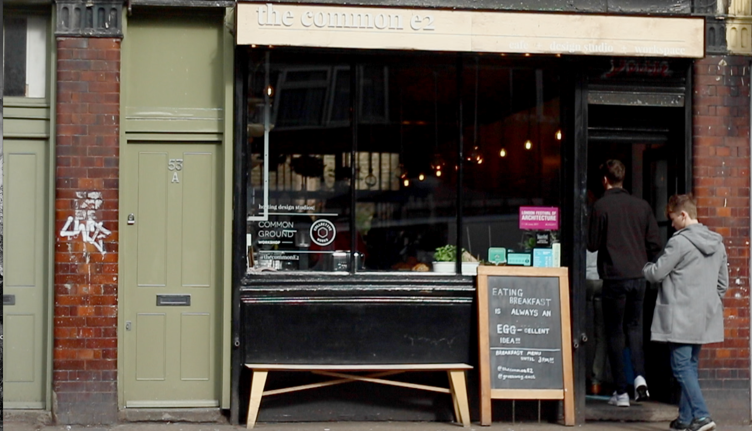 the common e2 open 7 days a week with all day brunch