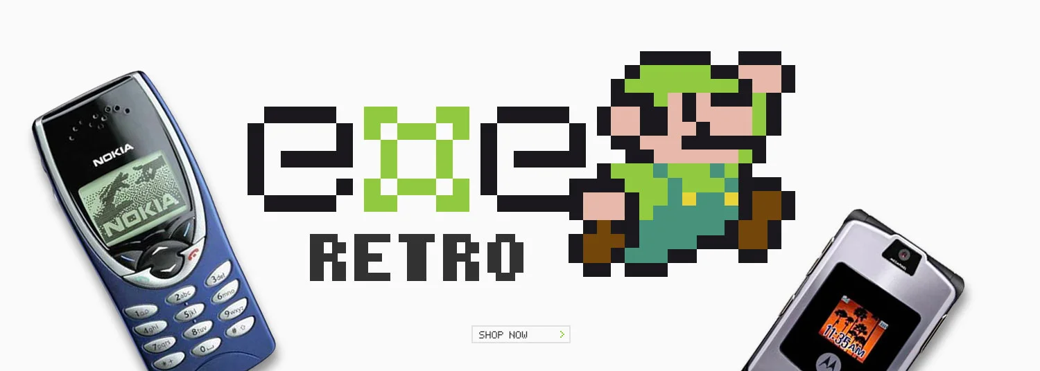 EXE Retro Website Banner