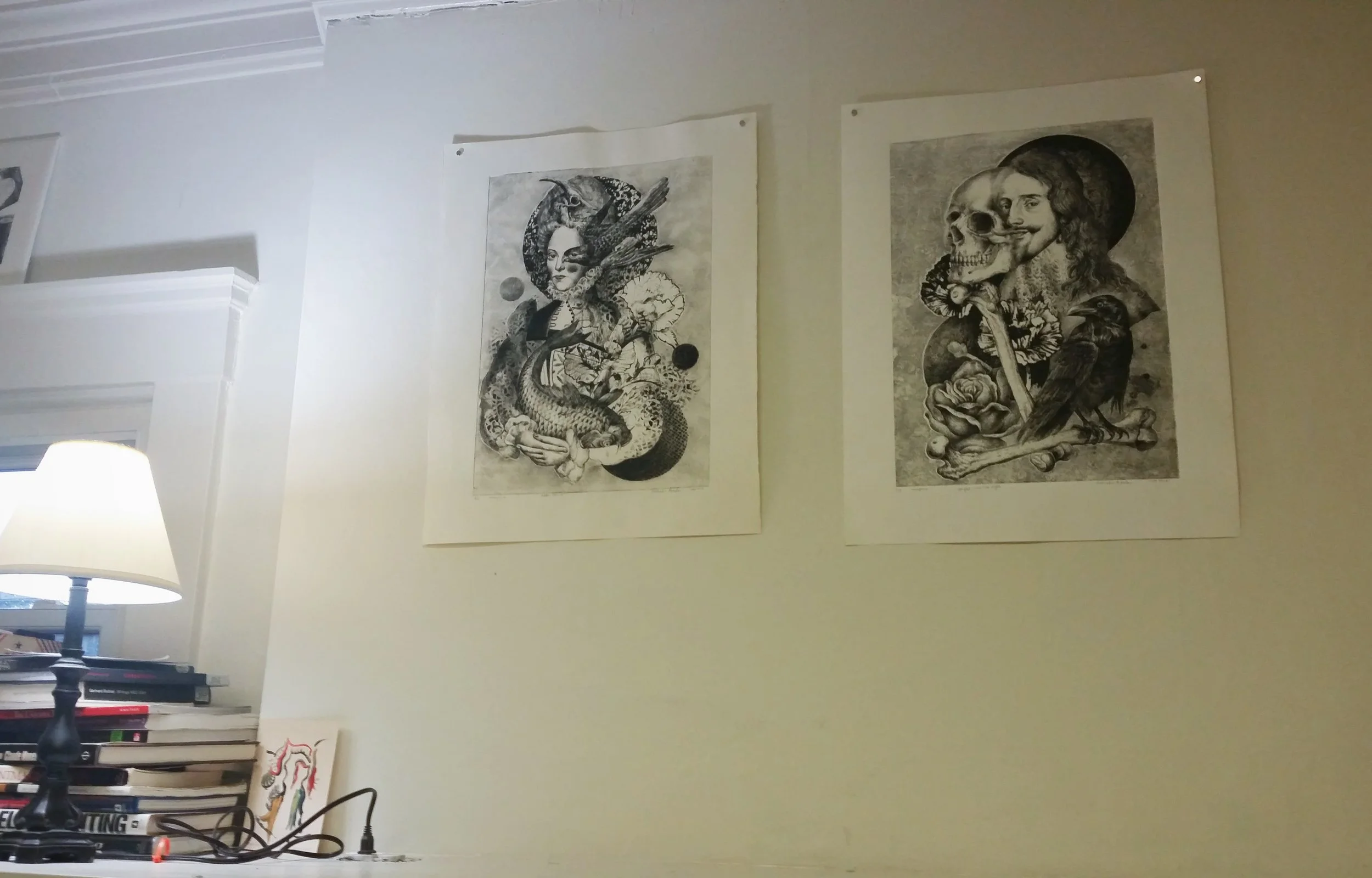 Incredible work in a comfortable setting... makes a gal want to roll up her sleeves and get to inkin'.