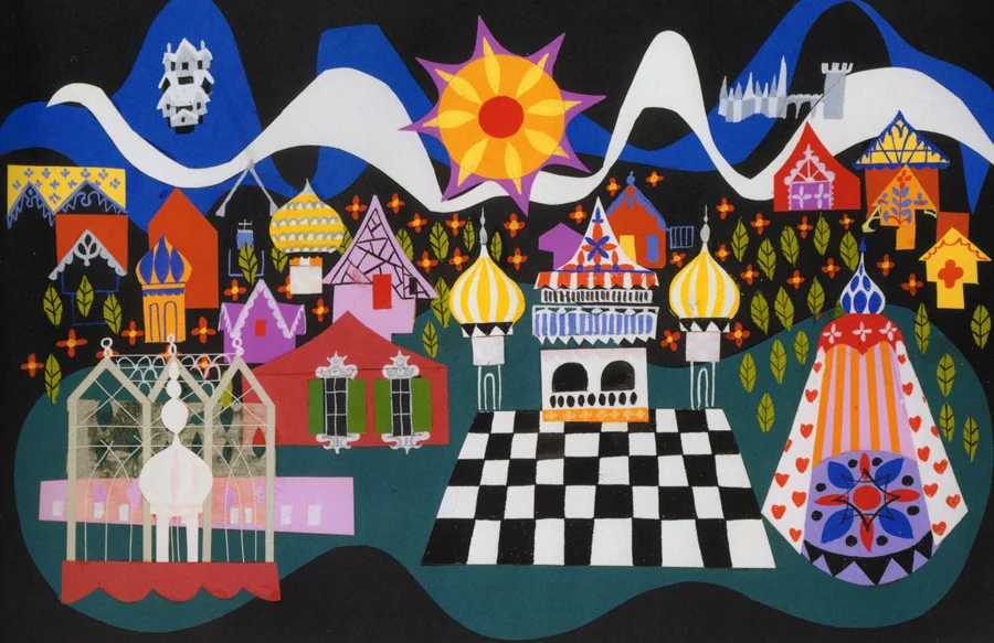 Small World art by Mary Blair