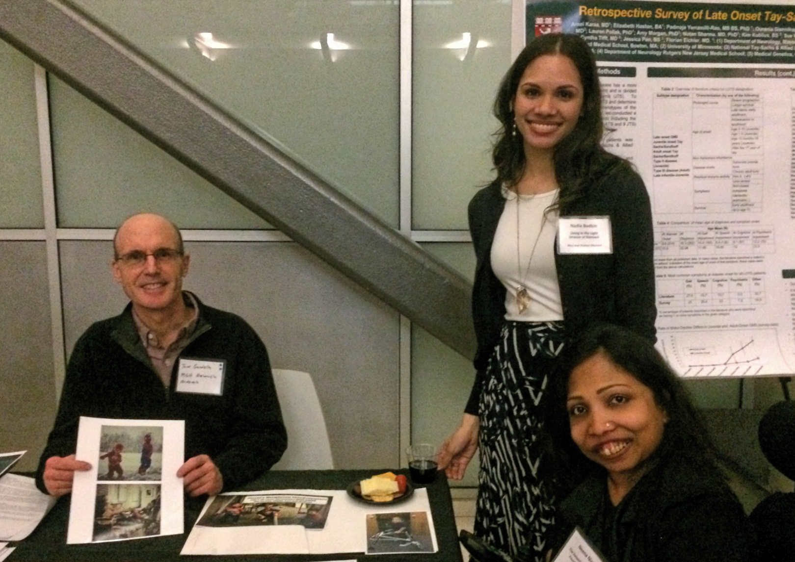 Dr. Gardella, Nadia Bodkin, and Neena Nizar