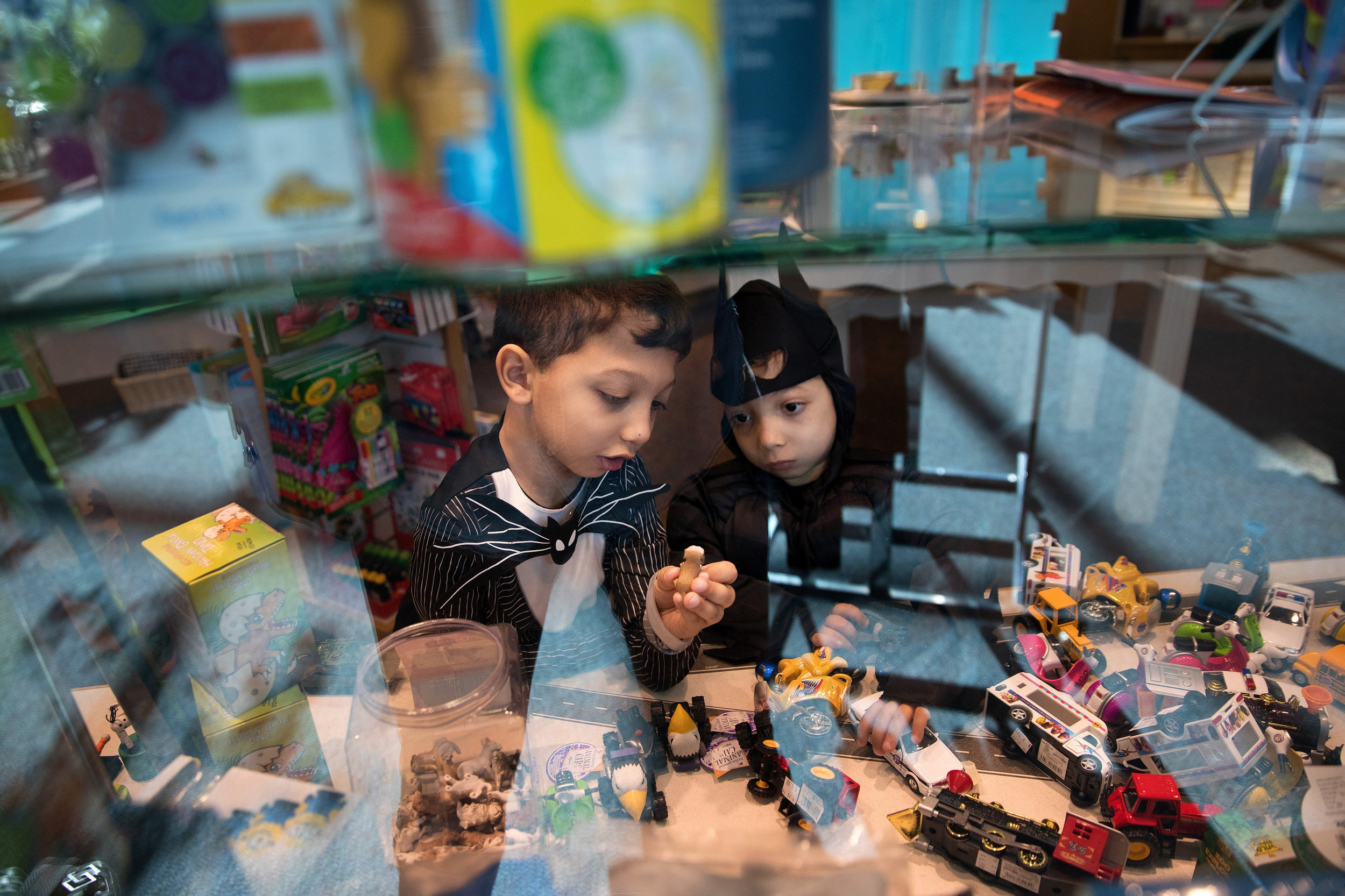 Arshaan, left, and Jahan explore the gift shop at Children's Hospital & Medical Center. "So why am I so passionate about driving for a cure? People say you should just accept things the way they are and love your children," Neena Nizar said. "I do love my children. I love my children tremendously. But I also know what it's like to have pain every day. To not be able to climb up stairs or not be included in certain areas because your feet hurt or your body aches. I do know what it's like." She and her sons make up three of the five confirmed cases of Jansen's in the U.S.
