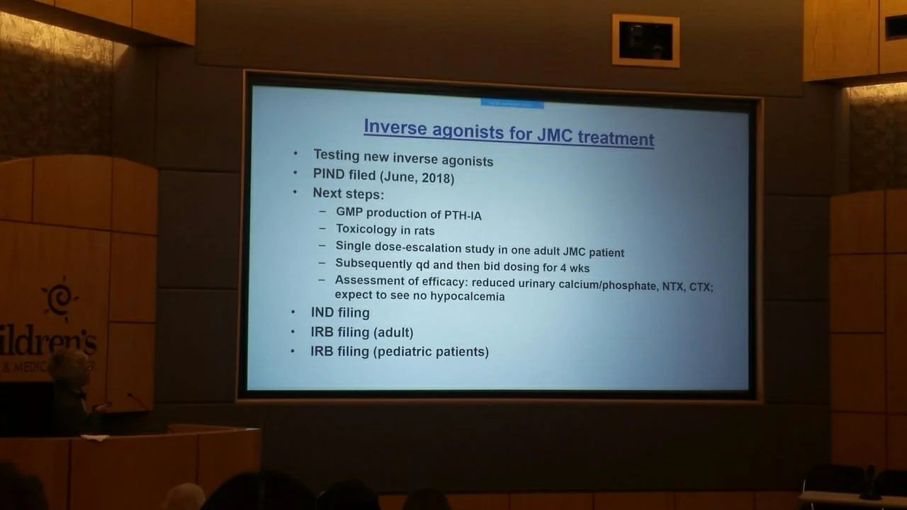 Jansen's Disease road map to a treatment.