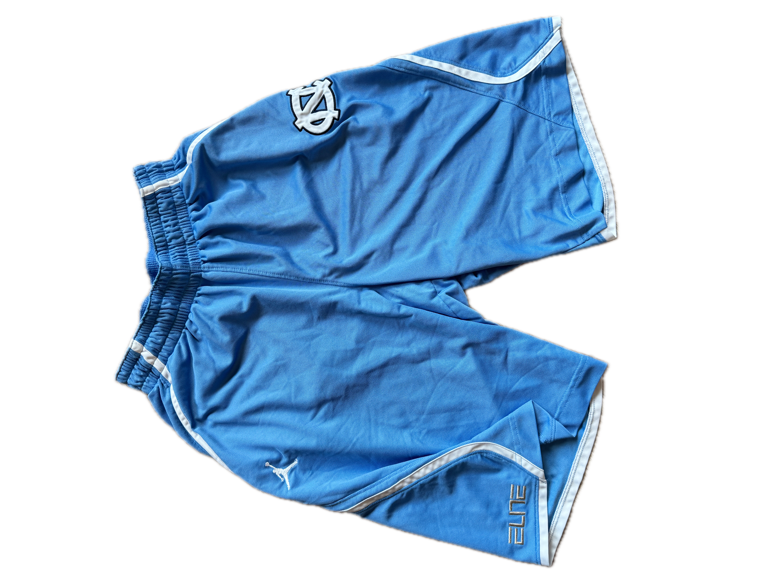 Carolina Blue Jordan UNC Elite Basketball Shorts Size Medium