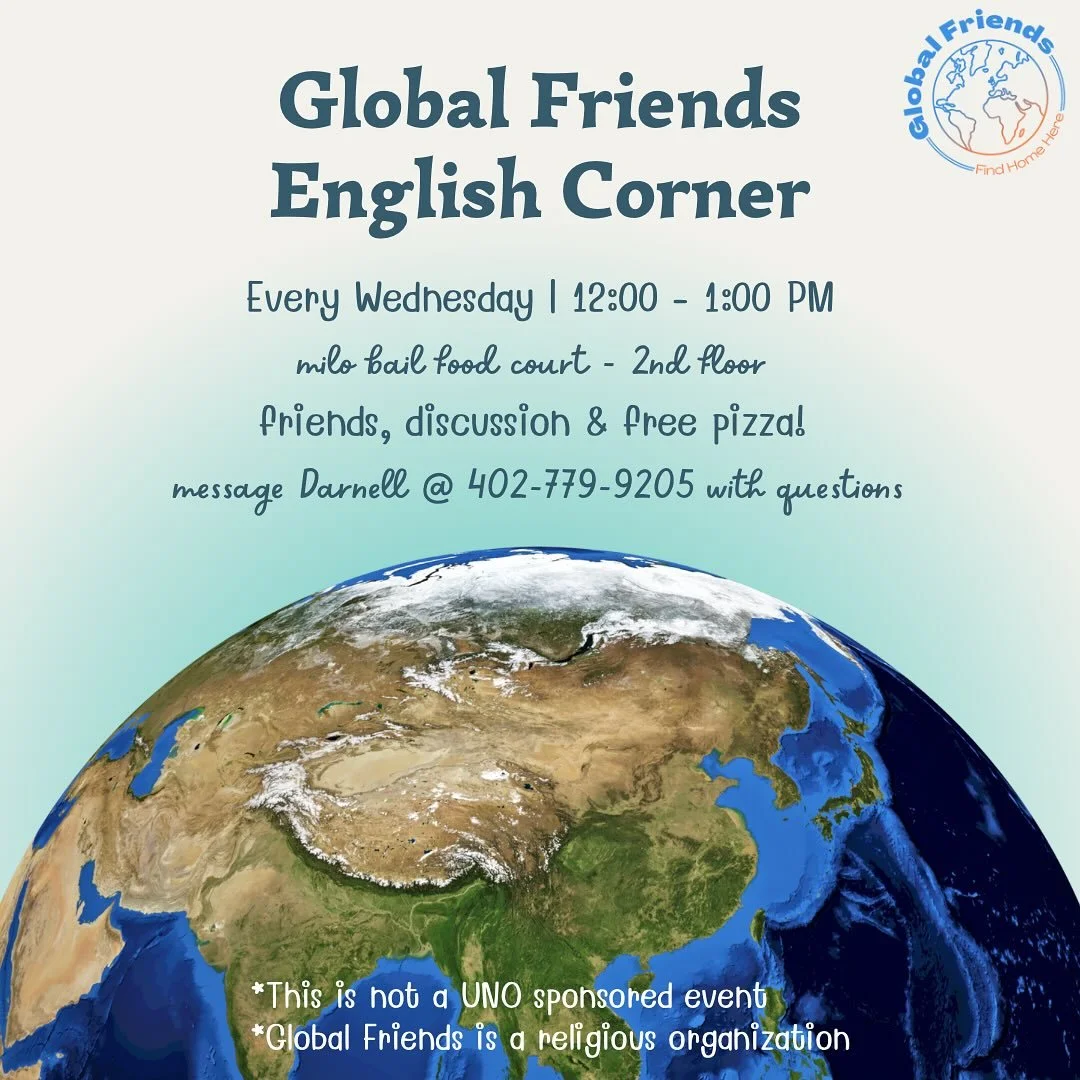 Join us tomorrow for conversations and free pizza!
