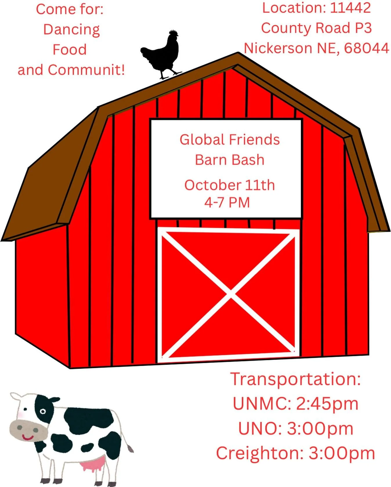 Sign up for the barn bash there is still time!