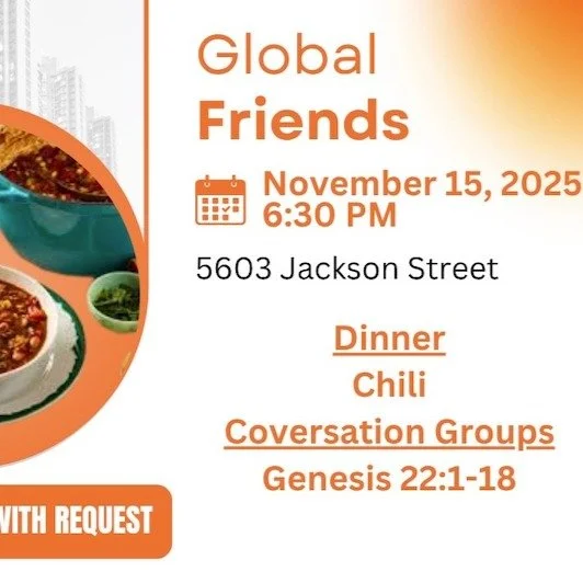 Join us for Nathan's home group this Saturday. 🔜

Transportation is available with request!