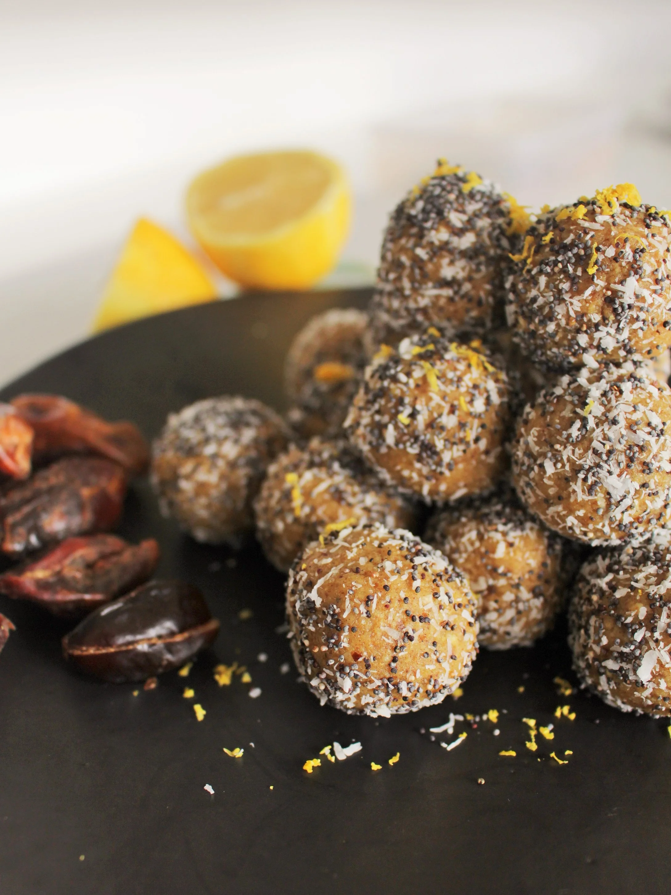 Cheesecake Date Balls