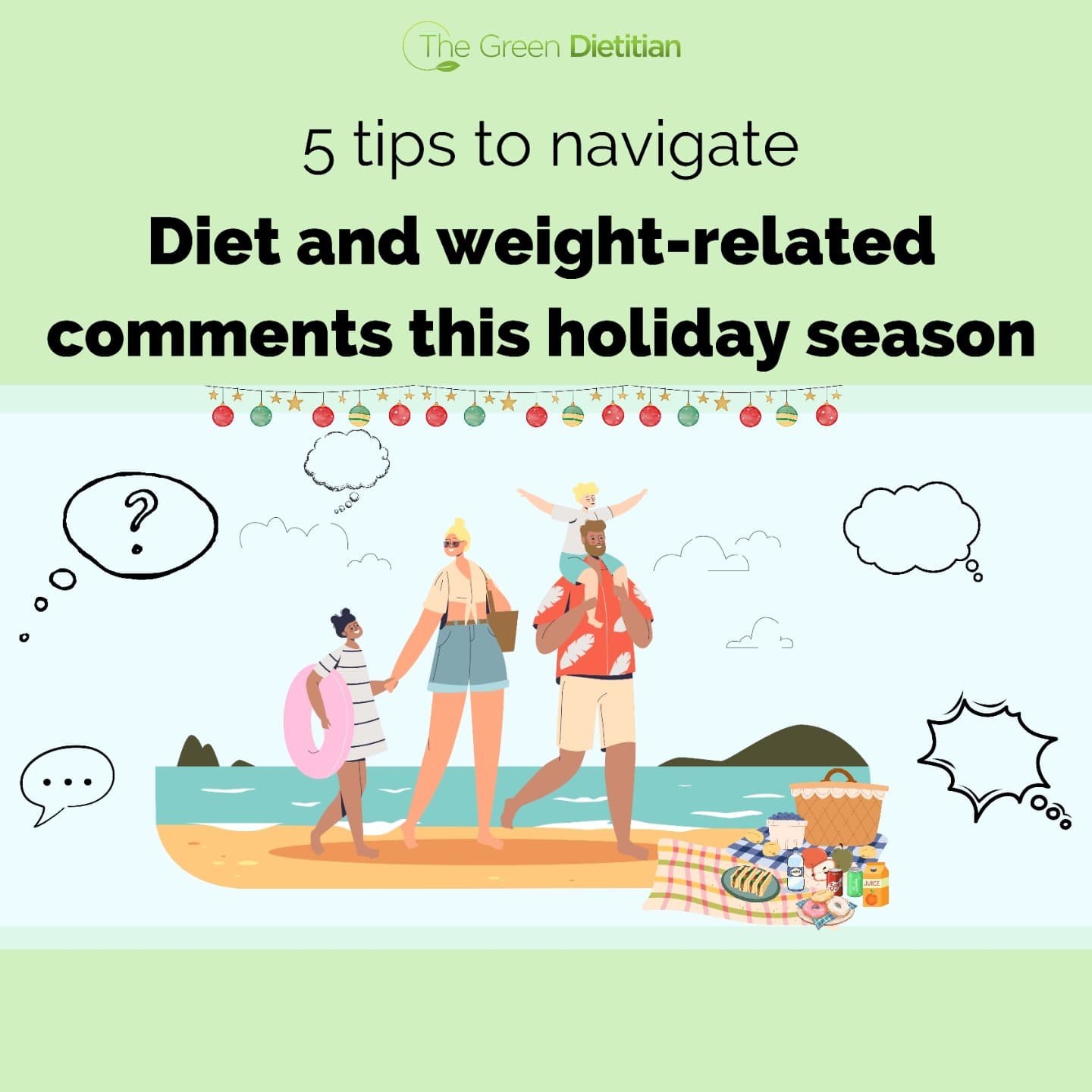 It's Dezemba. A beautiful, yet chaotic time hopefully with friends and family. Summer has arrived in South Africa, and during this season we will all navigate some sort of conversation around food and/or weight and health.
Now, we’re not sayin