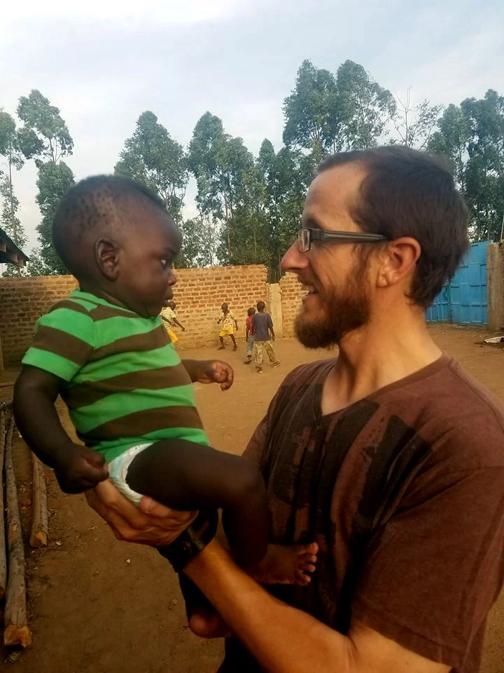 Jeff with our Baby Zeke