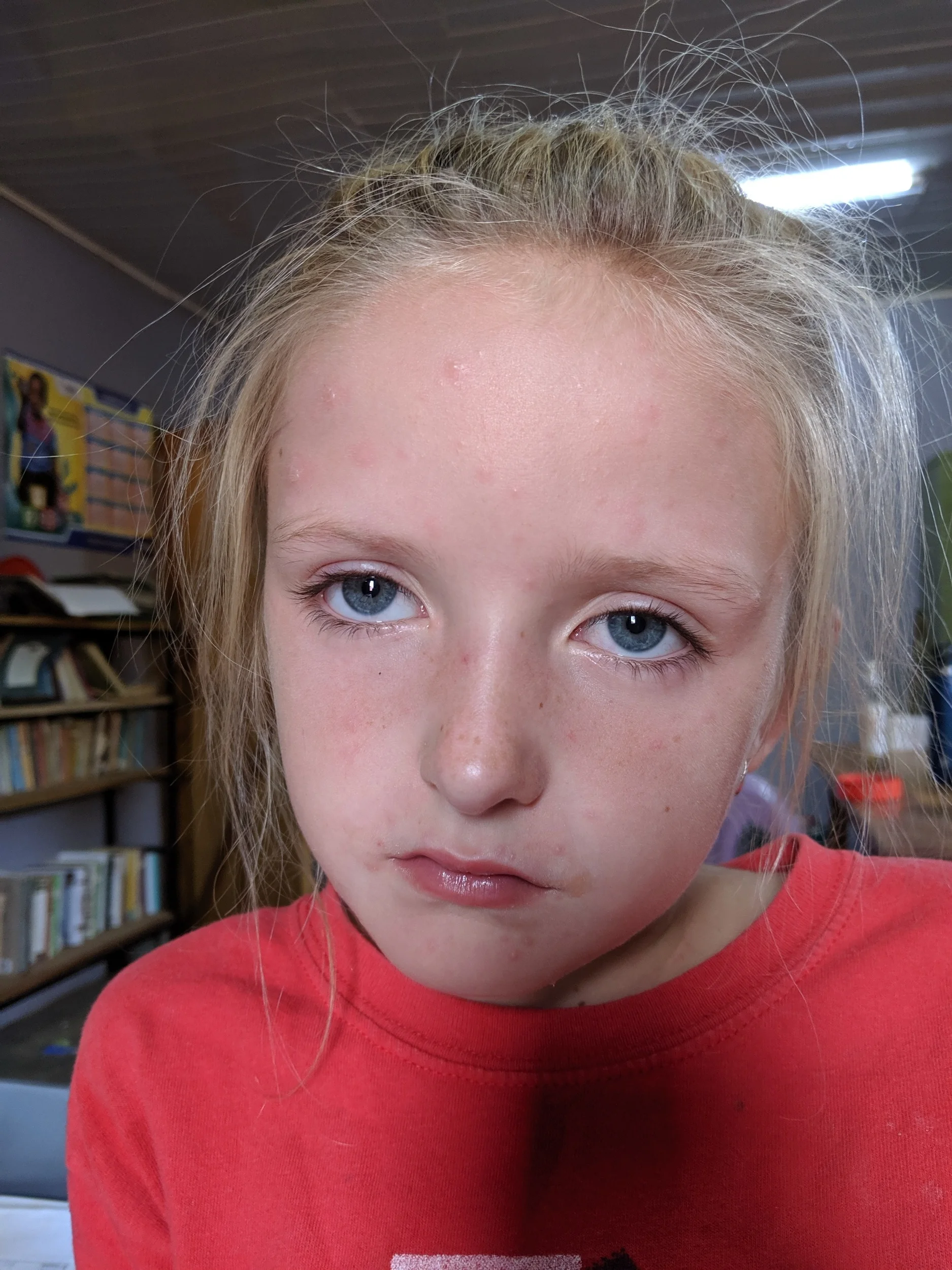 By the look on her face we are feeling the same, but for very different reasons.