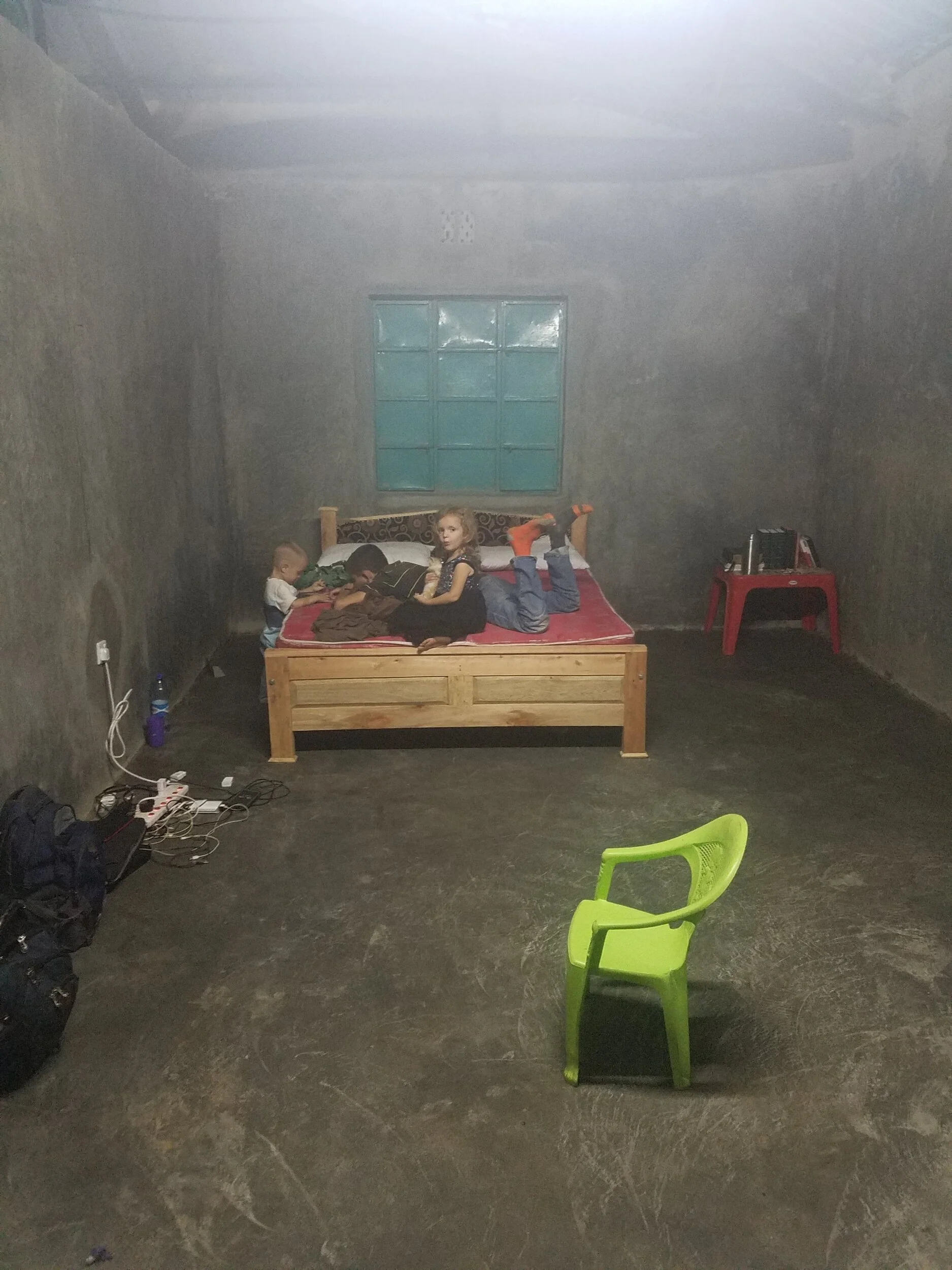 This is the “master bedroom” inside of Mercy Home. Is was bare bones for a few years.