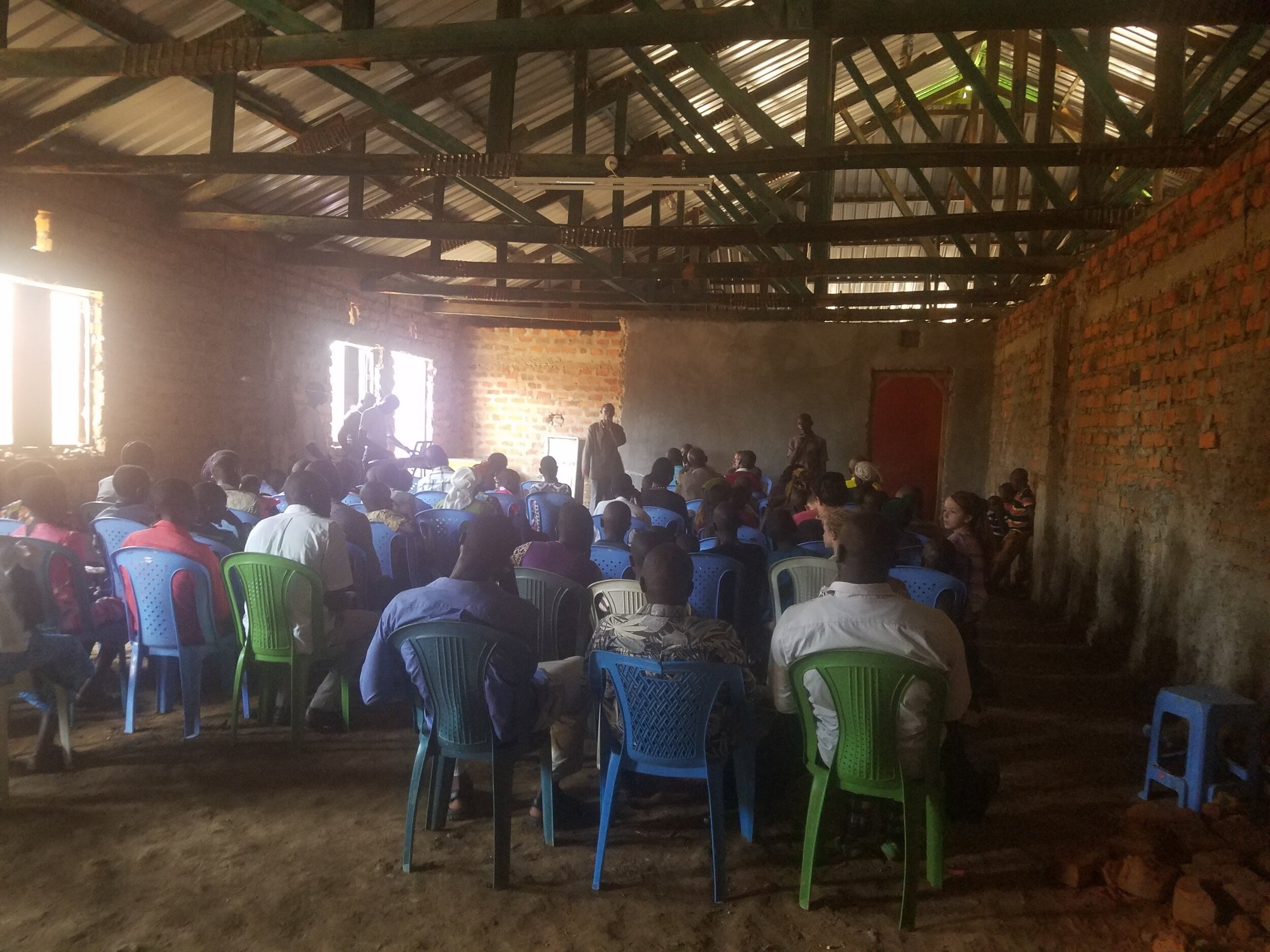 When Mercy Baptist Church first started we met in what is now the boys room. It wasn’t finished so the boys were living in a different part of the home.