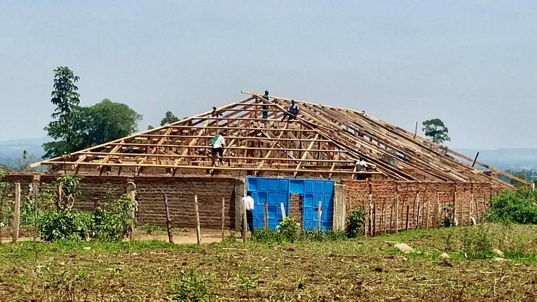 The building of Mercy Home…we started with half an acre corn field and God has continued to provide in so many ways! We are so blessed!