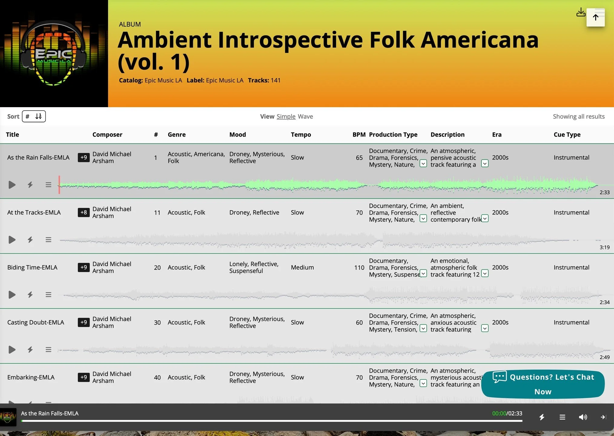 I'm incredibly excited to share that my first full album since working with the great folks @epicmusicla is now available! If you happen to be working on a project needing mysterious/investigative modern folk music (or if you just want to give the al