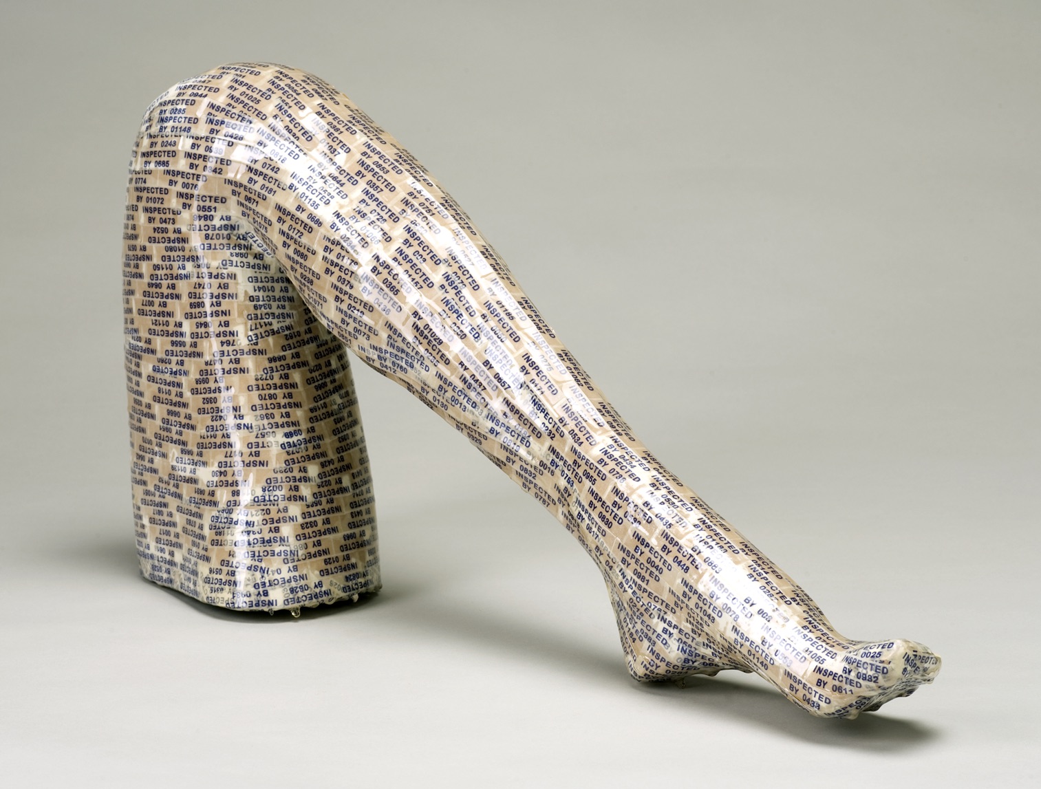 “Nice Leg” Text sculpture covered in compliments By Allison Massari
