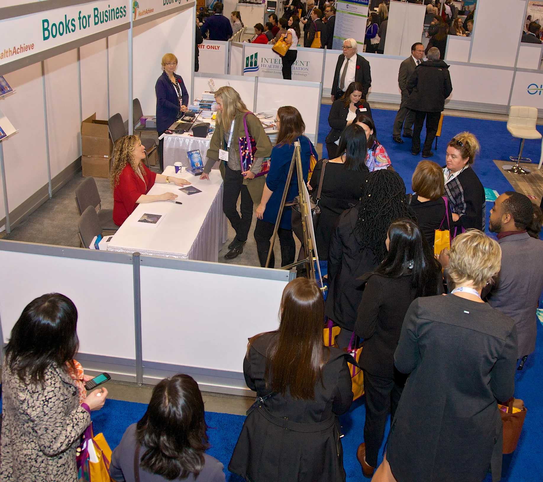 Book signing in Toronto, Canada after the OHA Keynote.