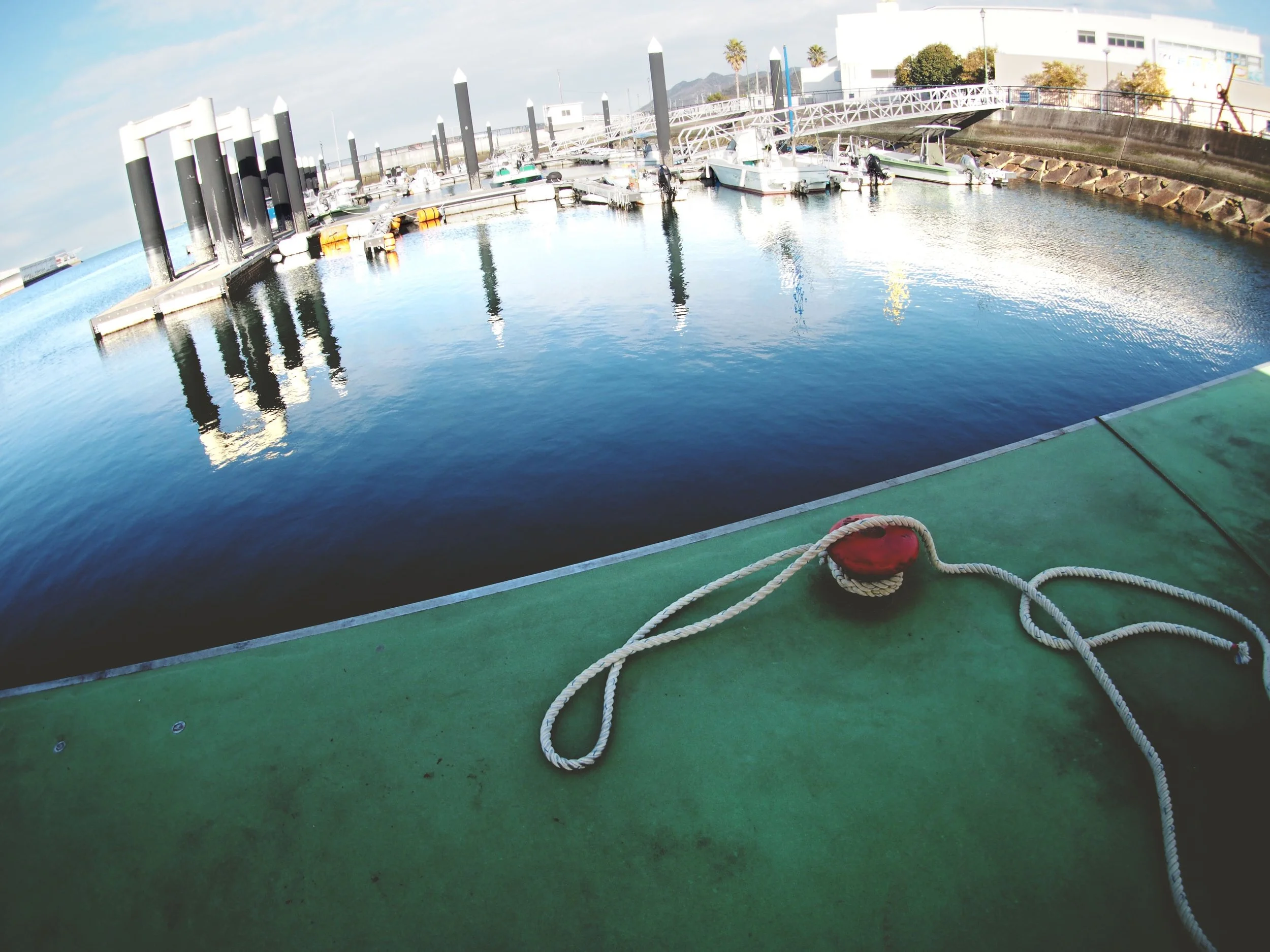 A dock made for waiting