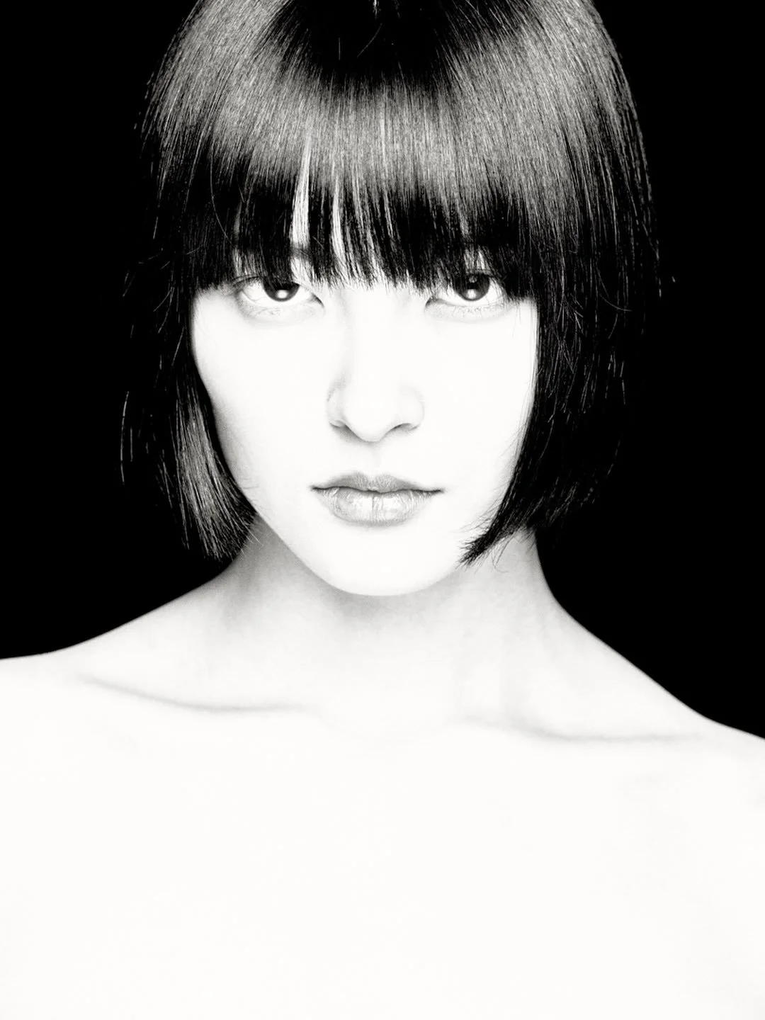 the major. @momoshirakata in New York. #portraits #motokokusanagi #ghostintheshell #blackandwhitephotography
